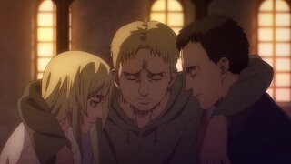 Annie, Reiner, and Bertholdt friendship/interactions