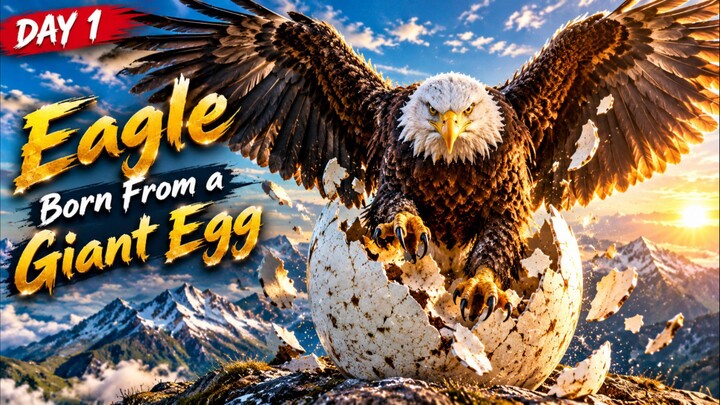 The Eagle Born From a Giant Egg 🦅🔥 | Cinematic AI Transformation