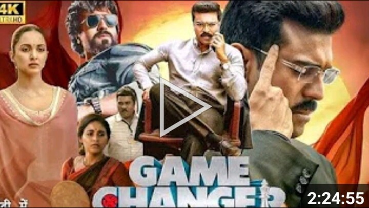 Game Changer (2025) | Ram Charan & Kiara Advani Hindi Dubbed Action Drama Movie | Full HD