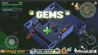 "gems" base raided  with unfinished turret to block/season 12 - LDOE