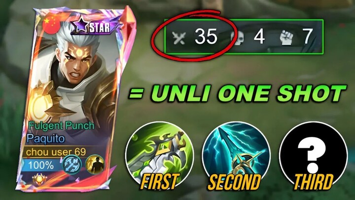 WTF... I WISH I KNEW THIS BEFORE - UNLI ONE SHOT BUILD USING THIS NEW PAQUITO BR
