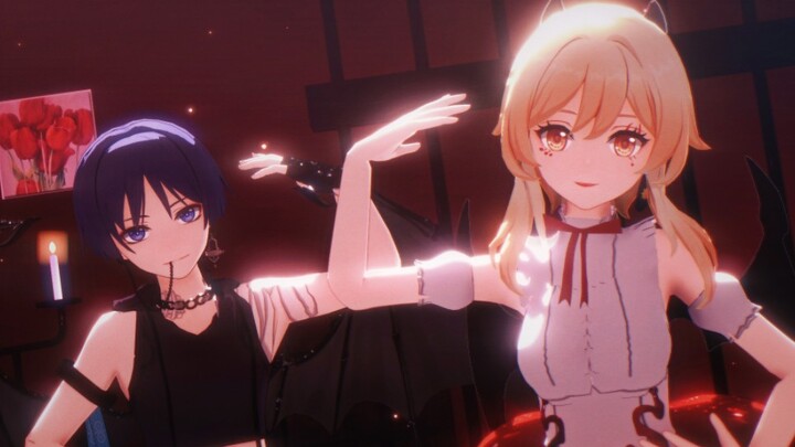 [Genshin Impact / Sanying] The Devil Couple also wants to be Queencard "Floating Crazy"