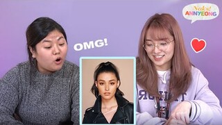 Koreans React to Famous Filipina Celebrities