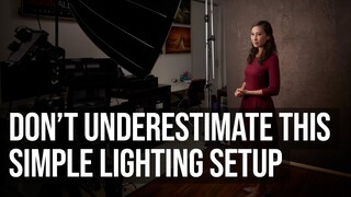 Don't Underestimate this Simple One Light Classic Portrait Setup. Bonus Tips and Techniques