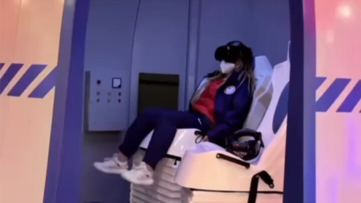 Athletes from around the world are having a blast in the VR room at the Olympic Village!