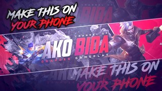 HOW TO MAKE MOBILE LEGENDS BANNER USING DEVICE ONLY (TUTORIAL) - Mobile Legends