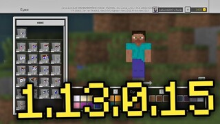 มาเเล้ว!!Minecraft PE 1.13.0.15  Skin Editor ใช้งานได้เเล้ว100% & เเก้บัค