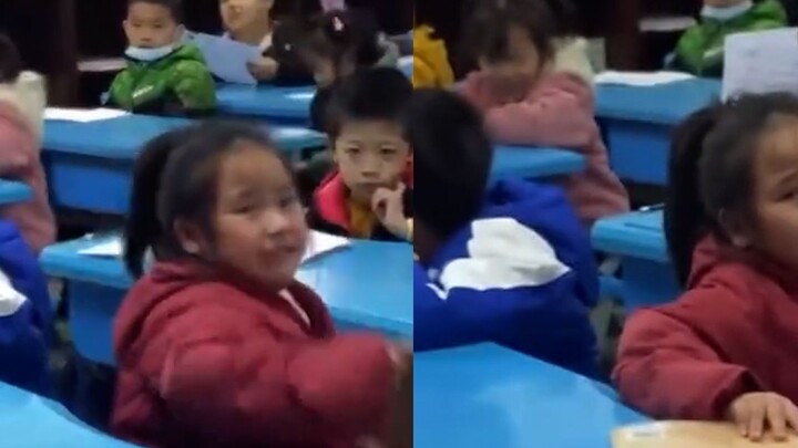 Bocah perempuan hancur hatinya dan langsung menangis tersedu-sedu di kursi setelah tahu nilainya 99,