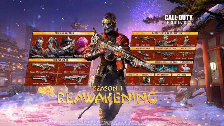 Season 1: Reawakening Battle Pass Trailer | Call of Duty: Mobile Garena