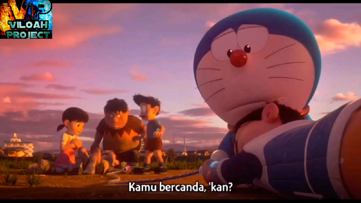 Doraemon Nobita, and friends dalam kesedihan