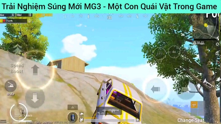 trải nghiệm súng với MG3 một con quái vật trong game