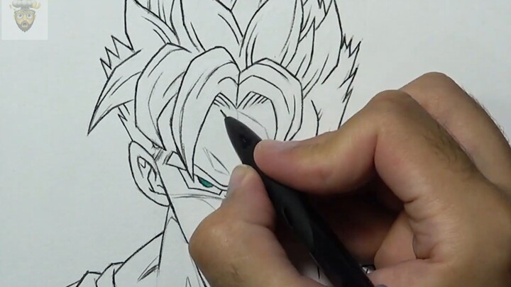 Cách vẽ Siêu Saiyan Tương lai Ajin Gohan dành cho người mới bắt đầu! Hướng dẫn từng bước