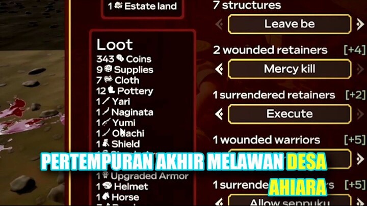 Pertempuran Akhir Melawan Desa Ahiara