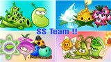 SS Team (Super Strong) part 8 | 4 Super Plants Team vs 5 Zombie Team - MK Kids