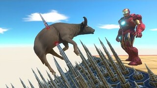 Heavy Ones Will Fall Through the Floor Into Spikes - Animal Revolt Battle Simulator