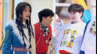 【周深】跑男在吸氧准备上雪山，深深还蛮轻松的！手被绑住艰难吃东西！怨种兄妹咋鬼鬼祟祟的？原地折返跑800米！这大嗓门声压太强了！奔跑吧路透