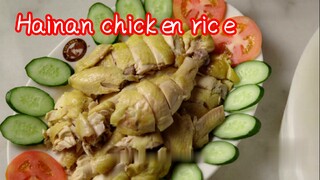 Hainan chicken rice