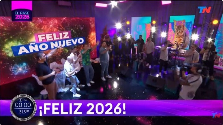 Feliz Año Nuevo 2025 En Argentina Del Canal TN