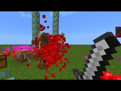 LifeSteal Blade in Minecraft Bedrock | Command Blocks Showcase