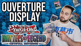 YU-GI-OH! OUVERTURE DISPLAY BATAILLES DE LÉGENDE : LA VENGEANCE DU CRISTAL !