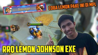 SAVAGE !! RRQ LEMON ALIEN JOHNSON EXE, HARUSNYA LEMON PAKE HERO INI DI MPL S5 MOBILE LEGENDS