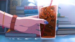 “柠檬汽水打翻的瞬间，一眼看到了夏天”