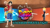 ngelawan bos di game stickman pirates fight ☠️