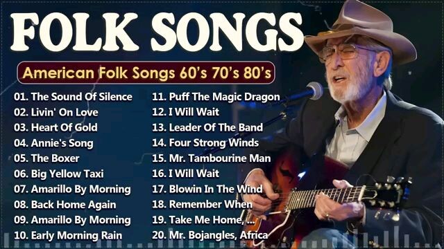 American Folk Songs of 60's - 80's