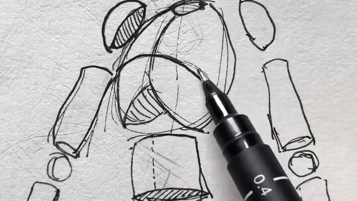 أُعلِّمك كيف ترسم الأشكال الأساسية للجسم