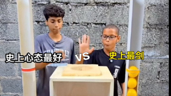 The most laid-back person in history vs. the most competitive kid in history