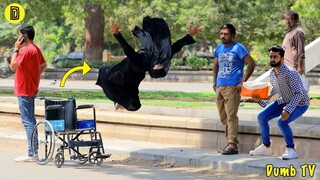 Ninja Mother on Wheel Chair - Dumb Pranks