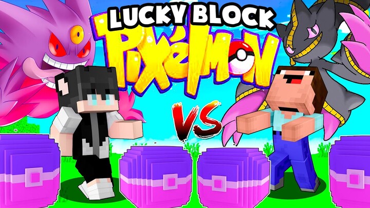 HENRY THỬ THÁCH 1 NGÀY ĐẬP 100 LUCKY BLOCK PIXELMON MÀU TÍM TRONG MINECRAFT - HENRY POKEMON