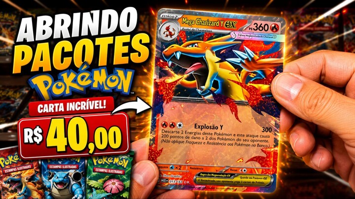 🏅 🐉 O CHARIZARD SALVOU ESSA ABERTURA Cartas de Pokemon