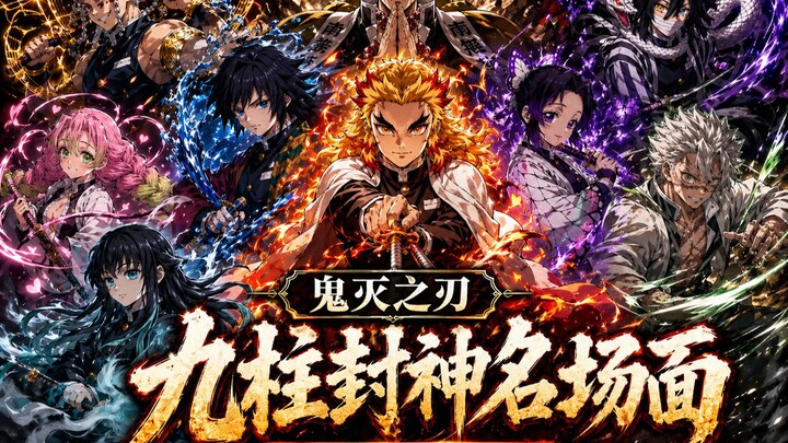[Kimetsu no Yaiba] All Nine Pillars Are on Fire—Each Has Their Own Legendary, Iconic Moment!