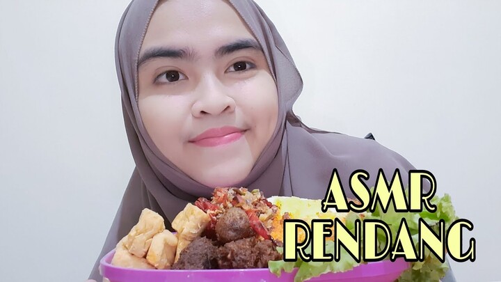 ASMR RENDANG+TELOR CEPLOK | FOOD VLOGGER INDONESIA