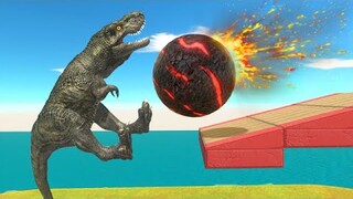 Going Uphill With a Fireball Going Down - Animal Revolt Battle Simulator