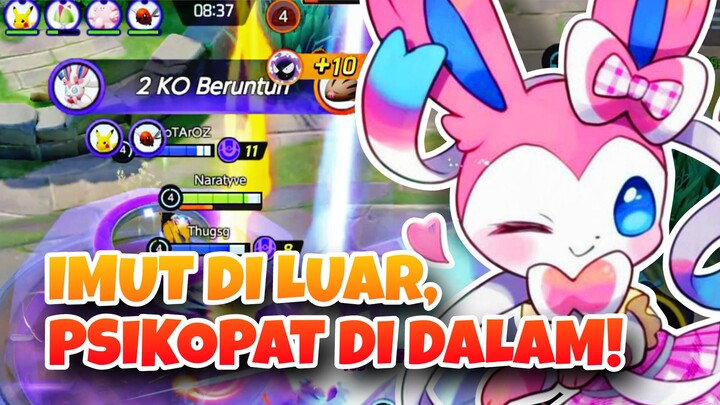 IMUT DI LUAR, PSIKOPAT DI DALAM! - Pokemon Unite Moments