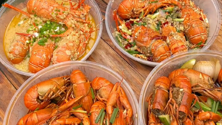 Ẩm thực Thái Lan: Lần đầu tiên sau 3 năm được ăn tôm hùm đất đủ vị đến no nê, thật sự quá vui mừng