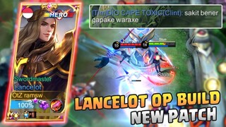 SOLO RANK LANCELOT CARRY THE GAME, SING SING SING MODE ON | LANCELOT GAMEPLAY | MLBB