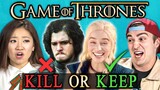 KILL or KEEP: Game of Thrones Finale Challenge (React)