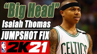 Isaiah Thomas Jumpshot Fix NBA2K21 with Side-by-Side Comparison