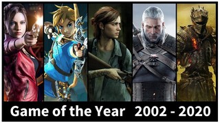 Game of the Year 2002 - 2020 | Golden Joystick Awards