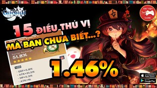 Genshin Impact || 15 ĐIỀU CỰC THÚ VỊ MÀ BẠN CHƯA BIẾT...? || Thư Viện Game