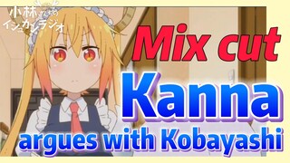 [Miss Kobayashi's Dragon Maid]  Mix cut |  Kanna argues with Kobayashi