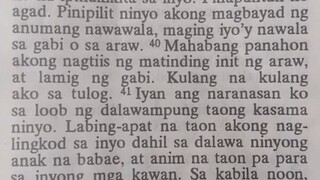 Pang Araw Araw na Talata.                        Genesis 31:38-40