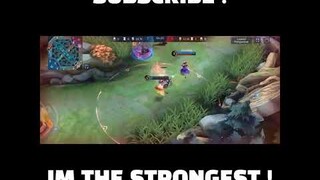 DON'T WORRY IM THE STRONGEST ! - MLBB