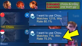 CHOOU AND BRAXY IN THE SAME TEAM? 😱 ( who will pick chou? )