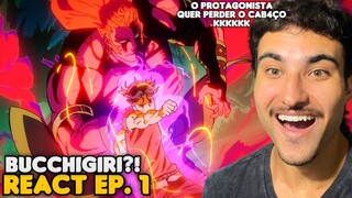 BUCCHIGIRI! ANIME NOVO MUITO BOM!! React Bucchigiri?! EP. 1