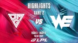 OMG vs WE | Highlights - Game 2 | Tuần 5 Ngày 6 | LPL Mùa Xuân 2022