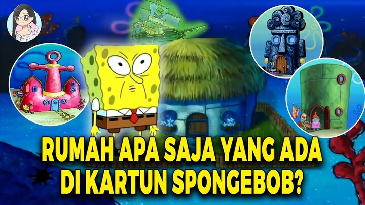 RUMAH ANEH SPONGEBOB ‼️ Rupanya Ini Dia Rumah Rumah di Bikini Bottom ‼️